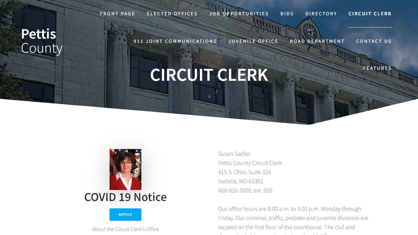 Circuit Clerk – Pettis County